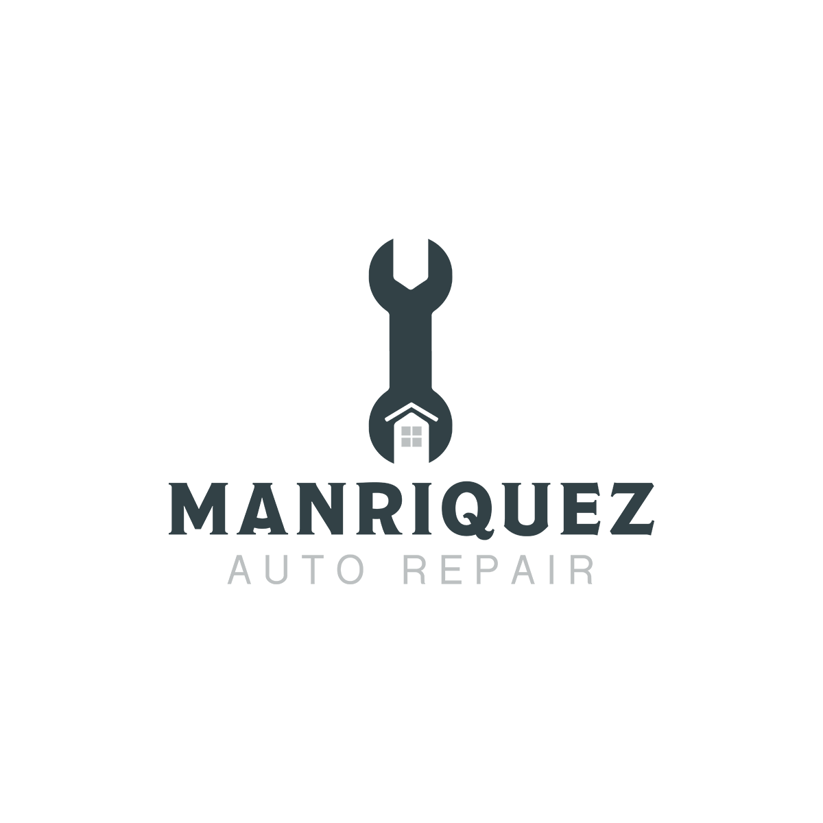 Car mechanic logo design representing auto repair and service
