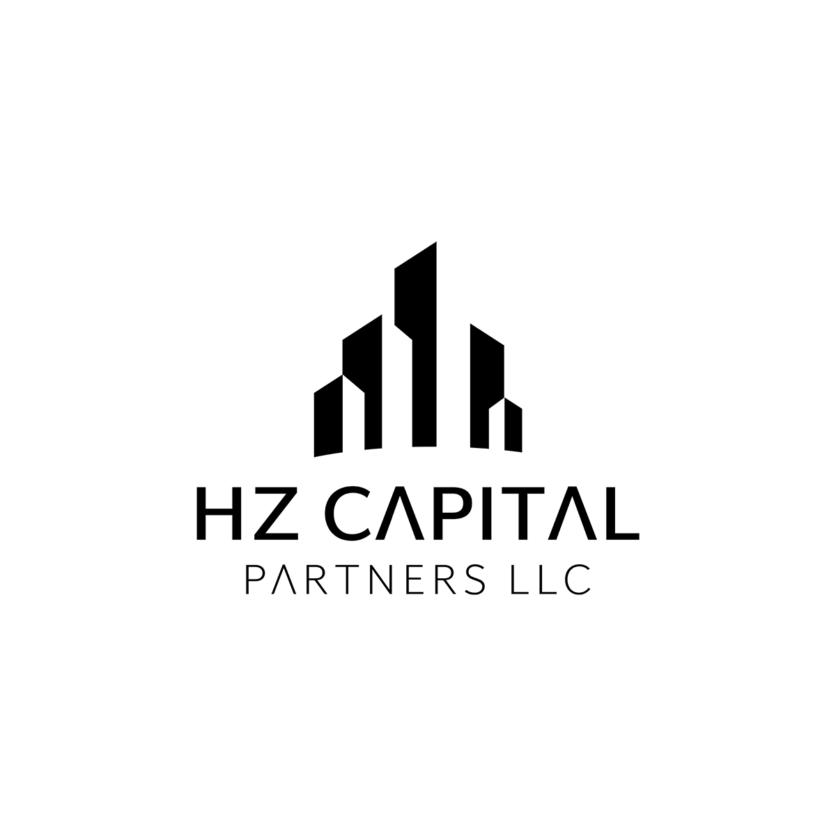 Investment logo featuring upward trends and wealth management