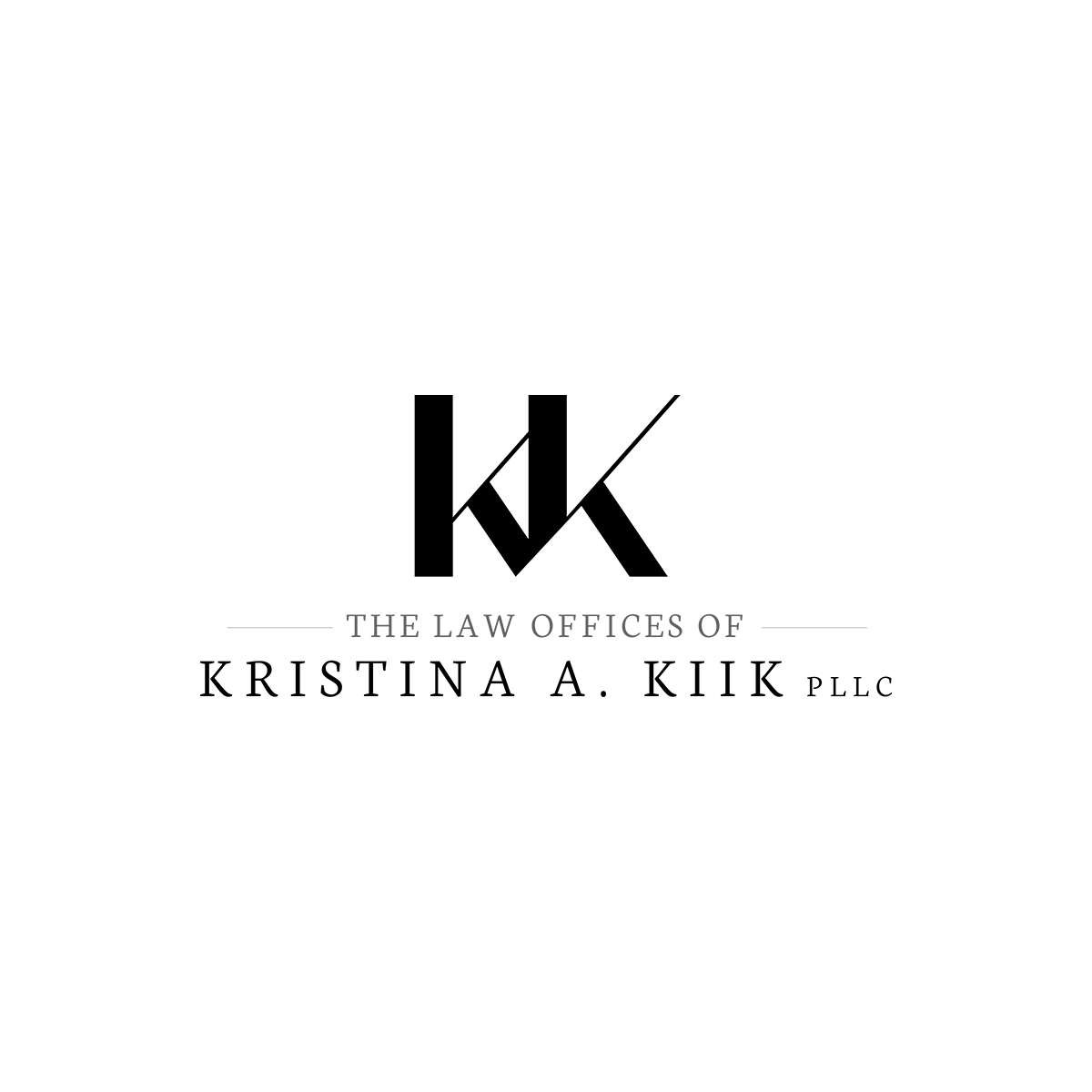 Law firm branding logo with a professional and trustworthy look
