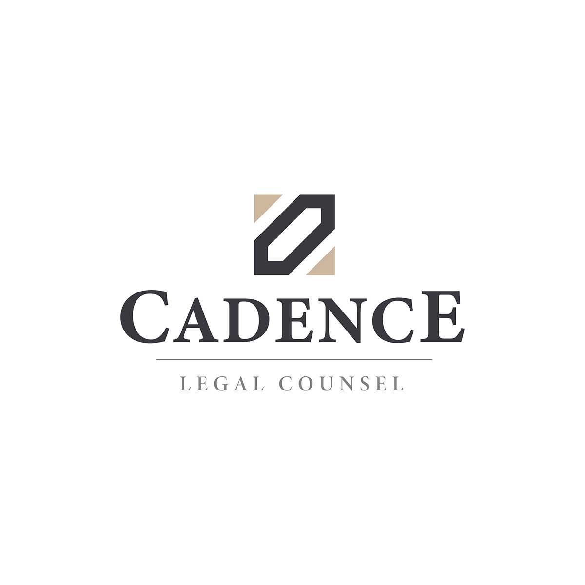 Legal services logo highlighting expertise and professionalism