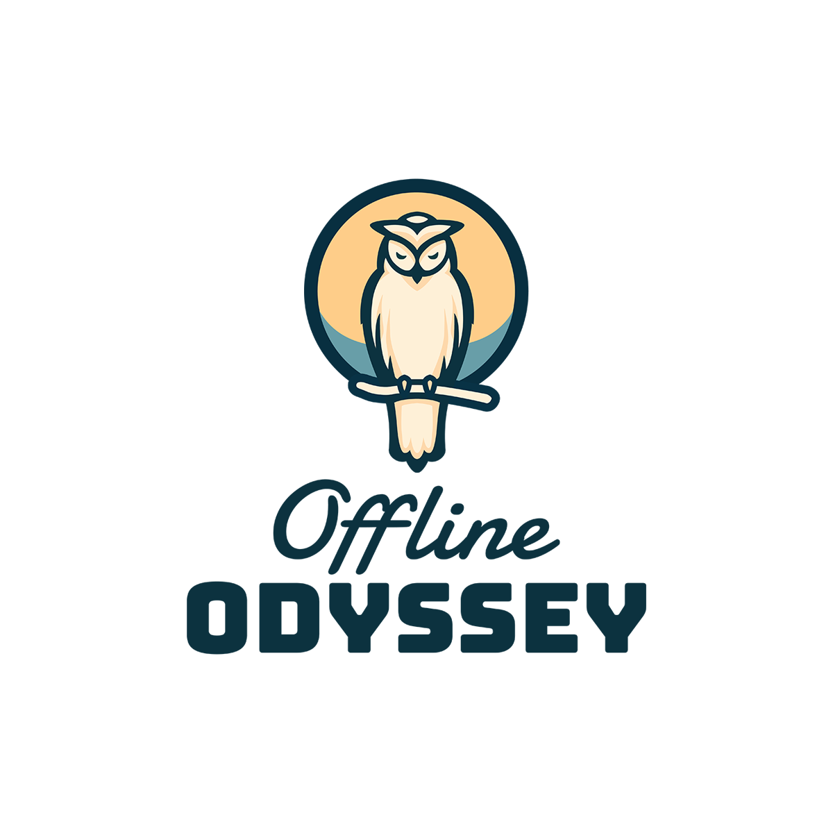 Personal blog logo with a stylish and unique feel